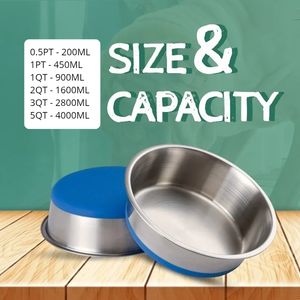 Customizable Logo 200ml Stainless Steel <b>Dog</b> <b>Bowl</b> Rounded Non-Slip Grip Double Walled Vacuum Insulated Eco-Friendly Durable Pet - Product Image 3