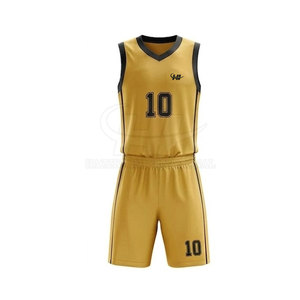 Ensemble d'uniformes de basketball respirants en polyester de haute qualité pour hommes adultes - Ensemble complet pour la pratique sportive - Product Image 2