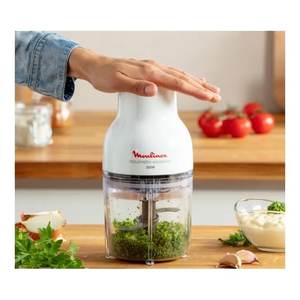 Procesador de Alimentos Eléctrico Moulinex DJ520110 LA MOULINETTE, 300W, Capacidad de 400ml, Color Negro y Blanco, Picadora Eléctrica de 300W - Product Image 6