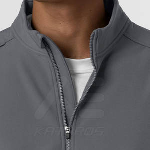 Veste de gommage décontractée de style unique Veste de gommage en polyester Veste de gommage à logo personnalisé - Product Image 6