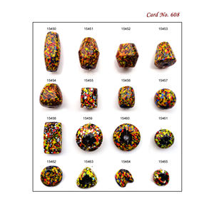 Perles en verre de Murano Millefiori artisanales, neuves et magnifiques, pour la fabrication de bijoux, prix de gros d'usine, produit de haute qualité - Product Image 5