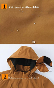 Fraternity Greek Organization Two-Tone Color Waterproof Windbreaker <b>Jacket</b> | Hooded Half-Zip | <b>Summer</b> Thin | OEM/ODM - Product Image 6