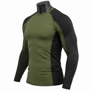 T-shirt de compression athlétique à manches longues pour homme – Idéal pour l'entraînement, le fitness, la course, le cyclisme, le surf et la gym - Product Image 5