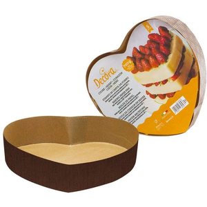 ชุดแม่พิมพ์กระดาษอบรูปหัวใจ5ชิ้น20.5x22.5x5 H GR 700รักเค้กสำหรับตกแต่งเค้กรูปหัวใจ - Product Image 2