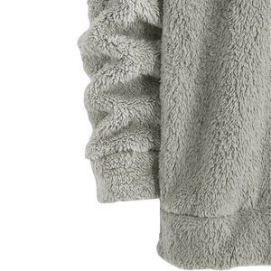 Sweat à capuche en polaire sherpa tricoté pour homme, pull uni doux et chaud, idéal pour l'hiver, décontracté, à manches longues, confortable et coupe-vent - Product Image 6