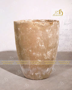 Titanic AN362H67BYA maceta de cerámica moderna amarilla oscura-elegante opción resistente para el hogar y el jardín Mini decoración de paisajes - Product Image 3