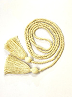 Cordons en macramé 100% coton naturel, franges, cordes torsadées et tressées, vente en gros, pour la décoration textile de la maison, les vêtements et les rideaux