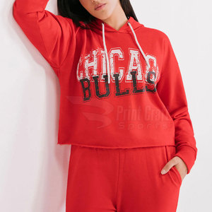 Nuevo diseño profesional mujer impreso chándales venta al por mayor bajo precio algodón impreso chándales - Product Image 5