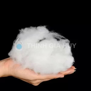 Fibra de poliéster lavable de poliéster de alta potencia de relleno para el hogar textil cojín almohada juguetes suaves luz blanca - Product Image 2