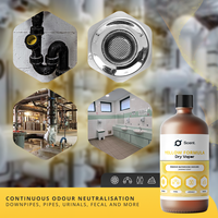 Neutralisateur d'odeurs à vapeur sèche, formule jaune standard, pour canalisations et égouts, élimine les odeurs d'urine et de matières fécales - Fût de 25 kg - Vrac