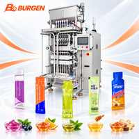 Machine de remplissage et d'emballage automatique multi-voies stable pour sachets de sirop liquide de vitamines, 4 à 12 voies, haute productivité