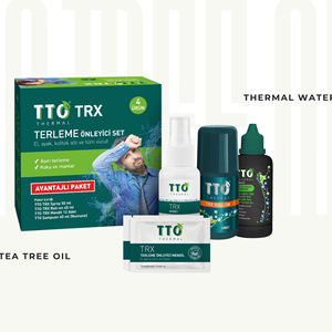 Set de Antitranspirante de Aceite de Árbol de Té TTO TRX de Fuerza Clínica, Control de Sudor de Larga Duración, Bloqueador de Olor, Desodorante de Aluminio Seco - Product Image 1