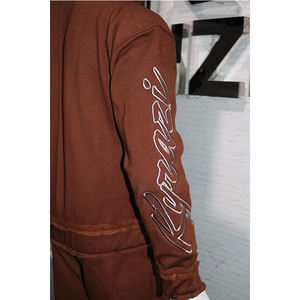 Ensemble Survêtement Surdimensionné 400 GSM Sweat à Capuche Polaire de Coton et Pantalon Streetwear Logo Personnalisé Fournisseur OEM - Product Image 6