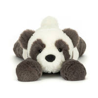 Peluche Panda Jelly Catt Medium Smudge en coton PP, jouet en peluche doux de haute qualité, unisexe, 20-25 cm, idéal pour un anniversaire