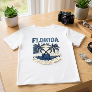 T-Shirt Unisex 100% Cotone Lavato - 230 GSM Stampa 3D Stile Casual - Product Image 3