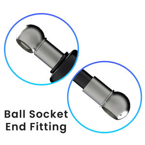 Vérin en acier de 270 mm de vérin à gaz de traction à ressort à gaz inversé PS08BA-120-270-F1 pour usage industriel canotage en eau vive 120 ressorts - Product Image 4