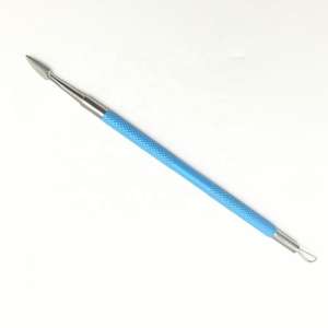 Pousse-cuticules professionnel à double tête en acier inoxydable, pousse-cuticules personnalisé pour les ongles - Product Image 2