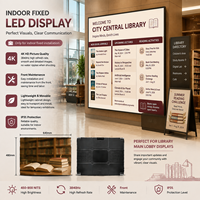Sistema de Video Wall LED 8K para Interiores TOPVISION con HDR y Brillo de 500-1500 cd para Centros de Monitoreo y Salas de Comando