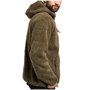 Full Zip Us Thermal New Fashion Style Custom <b>Hoodie</b> Ultra Soft Warm Winter <b>Sherpa</b> <b>Hoodie</b> <b>Men</b> <b>Sherpa</b> Fleece - Product Image 4