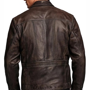 Veste en cuir de haute qualité pour hommes vente en gros - Product Image 2