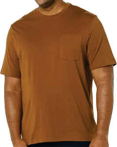 Men's Loose Fit Printed Heavy Knit Short Sleeve T-Shirts with Worsted <b>Fabric</b> Anti-Wrinkle & Quick Dry Features for Casual Wear - Product Image 3