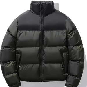 Veste matelassée d'hiver à eau OEM Veste matelassée pour hommes Personnalisable Veste d'hiver pour hommes Conception matelassée mince pour un confort optimal - Product Image 5