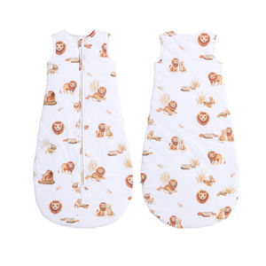 Customized Design Organic Cotton Baby Sleeping Bag Beautiful Multicolor Front Open Boys Soft Plus Size Newborns Winter Animal - Product Image 5