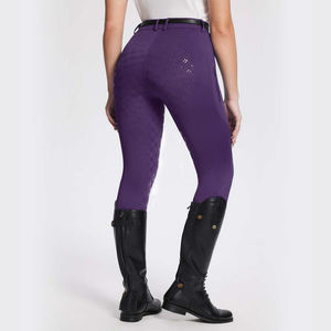 Pantalones de equitación de moda, cintura alta, con agarre completo, cómodos, para montar a caballo, para mujeres y niñas - Product Image 3