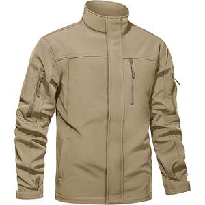 Chaqueta Táctica Personalizada de Marca Privada, Proveedor Mayorista OEM, Diseño Multibolsillos, Resistente al Viento, Equipo de Campo, Chaqueta Softshell para Pedidos al por Mayor - Product Image 3