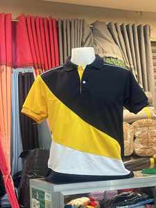Golf de hombre hecho a medida de alta calidad para Polo, diseño informal de manga corta transpirable con patrón a cuadros a la venta - Product Image 1