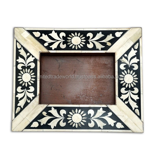 Handmade Bone Inlay Wood Photo <b>Frame</b> Home Decorative Gift for Him/Her United Trade World Bone Inlay <b>Frame</b> - Product Image 2