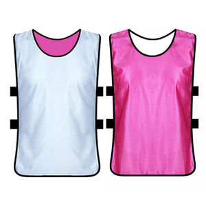 Venta al por mayor de Baberos de entrenamiento de cuello redondo para hombres, Impresión de logotipo personalizado, ligero, secado rápido, ropa de fútbol, conjuntos de corte automatizado - Product Image 6