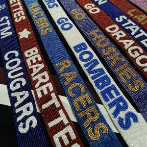 เข็มขัดลูกปัดทำมือ สายสะพายทดแทนทันสมัย ตะขอโลหะ กระเป๋าสะพายข้าง กระเป๋าถือ ของตกแต่ง งานฝีมืออินเดีย - Product Image 1