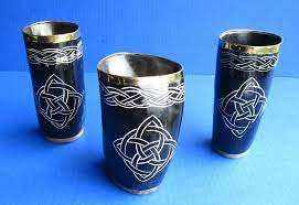 Vaso de Cuerno Natural Pulido, Perfecto para Bebidas Frías y una Opción de Regalo Única, Vaso de Cuerno Rústico para Beber de AALIYAN IMPEX - Product Image 6