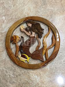 Personalizado OEM colgante de pared de madera tallado Logo de lujo decoración del hogar Animal placas de madera estilo artístico para la decoración de interiores - Product Image 5