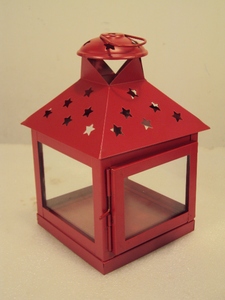Modern Look Handmade Blue <b>Mini</b> Size Black Metal Decorative Iron <b>Lantern</b> for Indoor and Outdoor Home Living Room Decoration - Product Image 6
