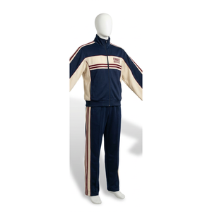 Conjunto Deportivo Retro con Capucha y Estampado para Hombre |   Ropa Urbana de Inspiración Vintage |   Conjunto Deportivo Informal Clásico con Diseño Sólido - Product Image 4