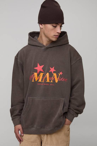 Vente flash : sweat-shirt à capuche lourd personnalisé avec logo en relief, sweat-shirt à capuche pour homme, broderie 3D personnalisée, impression à l'écran - Product Image 4