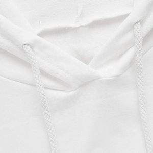 Último diseño logotipo personalizado de gran tamaño Crop Top pulóver sudadera recortada con capucha mujeres Crop Top sudaderas con capucha 2025 - Product Image 3