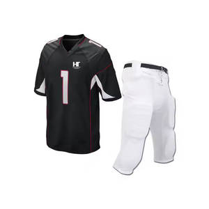 Uniforme de Fútbol Americano de Manga Corta, Transpirable, Talla Grande, Diseño Personalizado, Ligero, Ecológico, Económico y de Venta Caliente - Product Image 1