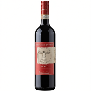 Leonardo Da Vinci Chianti DOCG Vitruviano Red <b>Wine</b> 750ml Smooth Tuscan <b>Wine</b> 6 Bottles Per Box - Product Image 2