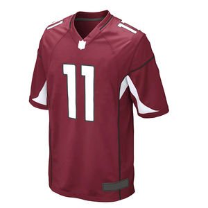 Maillot de football américain en sergé respirant avec impression de logo à séchage rapide pour hommes, nouveau design personnalisé OEM - Product Image 1
