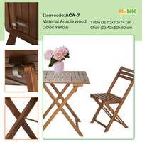 Ensemble de table basse et chaises BeNK en rotin PE moderne avec structure en acier noir, 4 pièces, pour l'intérieur et l'extérieur
