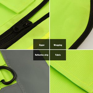 Vêtements de travail de sécurité réfléchissants sans manches personnalisés haute visibilité pour les travailleurs de la construction pour la sécurité routière gilet de vêtements haute visibilité - Product Image 5