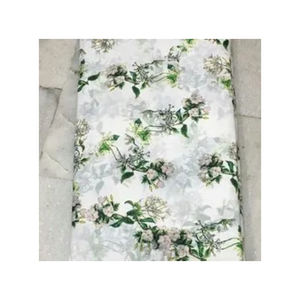 KVR ใหม่ล่าสุดล่าสุดผ้าถักคอตตอน150 GSM ผ้าสแปนเด็กซ์พิมพ์ดิจิตอลสำหรับใส่อยู่บ้าน - Product Image 6