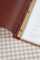 Penutup Menu kayu A4 berkualitas tinggi untuk Cafe Bar Restaurant Hotel Kualitas perlengkapan Restoran Folder tagihan berkualitas