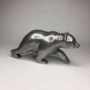 รูปปั้นหมีขั้วโลกโบราณสำหรับตกแต่งบ้านรูปทรงหมีหรูหราสำหรับตกแต่งภายในบ้านตุ๊กตาหมีสีทองล้วนของตกแต่งวันหยุดคริสต์มาส - Product Image 3