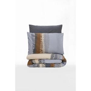 Scatola di cotone Toprak copripiumino doppio Set <span class=keywords><strong>Asel</strong></span> colore antracite - Product Image 3