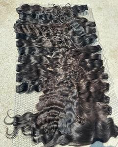 Alto rendimiento Raw Indian HD Cierre 5x5 24 pulgadas Máquina de cabello humano Remy de larga duración Trama doble para pelucas - Product Image 5