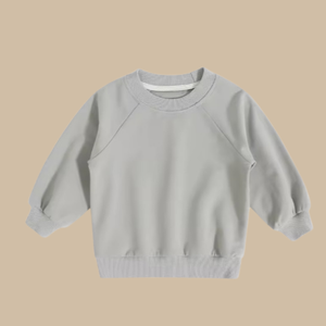 Jersey de manga larga de algodón orgánico 100% para bebé colección de fabricante de punto de rizo suave ropa de bebé sudadera India - Product Image 1